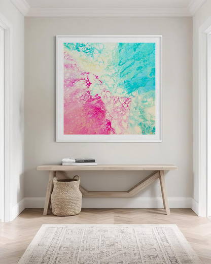 Colourful wall art 