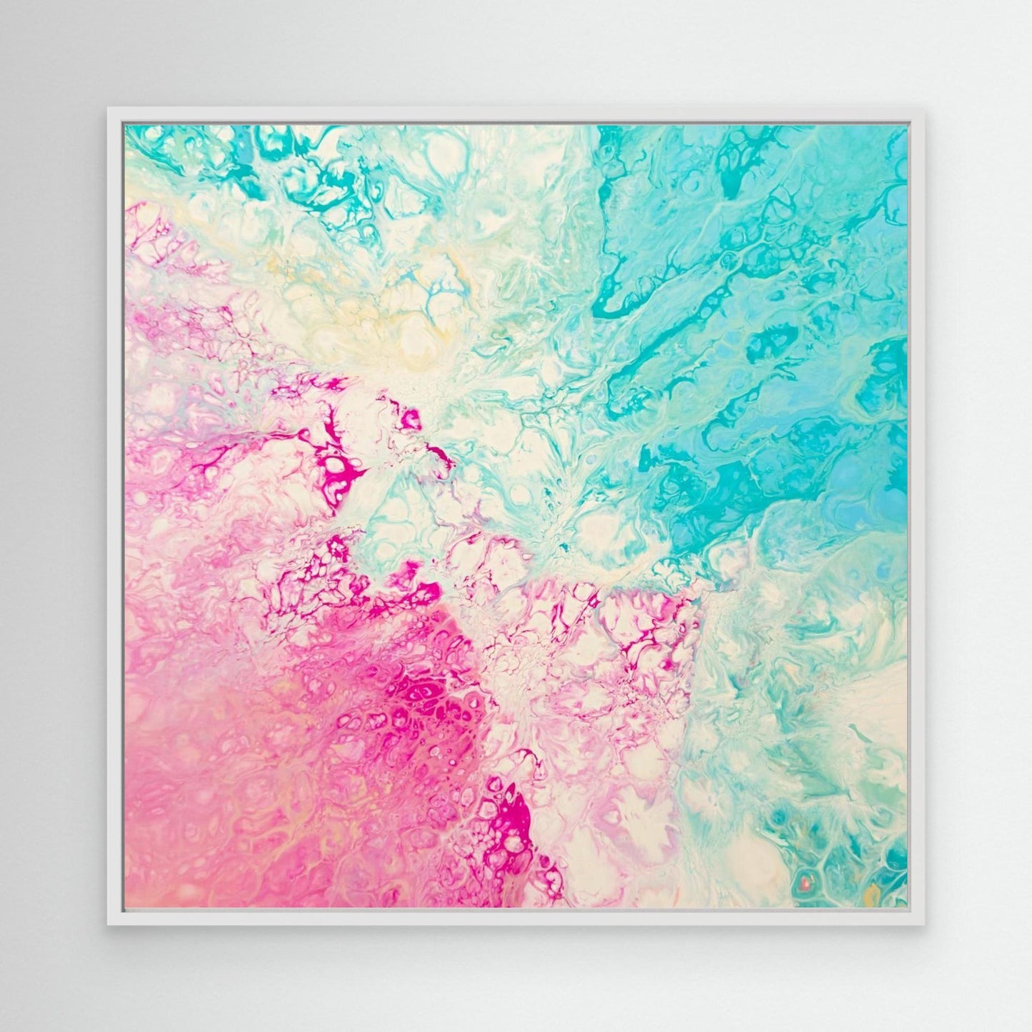 WHISPERS IN WATER - Canvas Print Abstract Art Inspired by the Coast by Sam Taylor