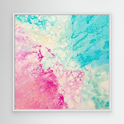 WHISPERS IN WATER - Canvas Print Abstract Art Inspired by the Coast by Sam Taylor