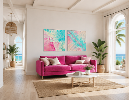 Whispers in Water & Tidal Pulse Gallery Set of Two - Canvas Prints