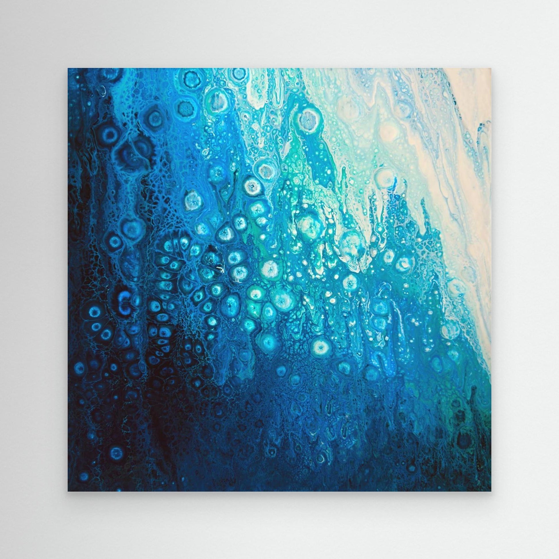 Whispers of the Deep - Canvas Print (US) - Abstract Seascape by Sam Taylor