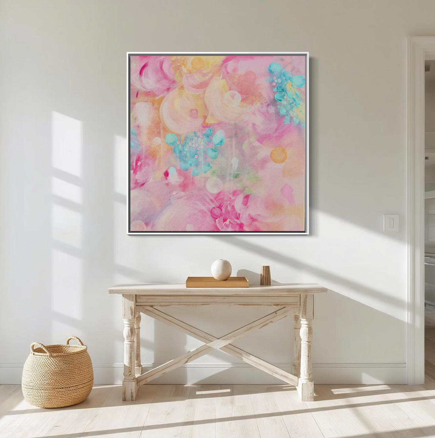 Pink Abstract Art