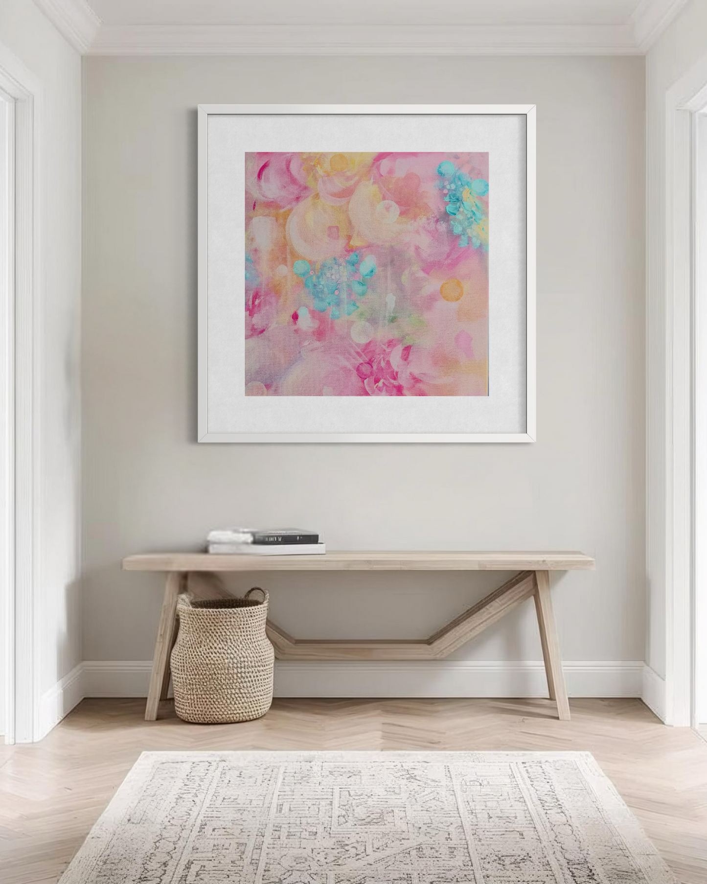 Pink Abstract Art