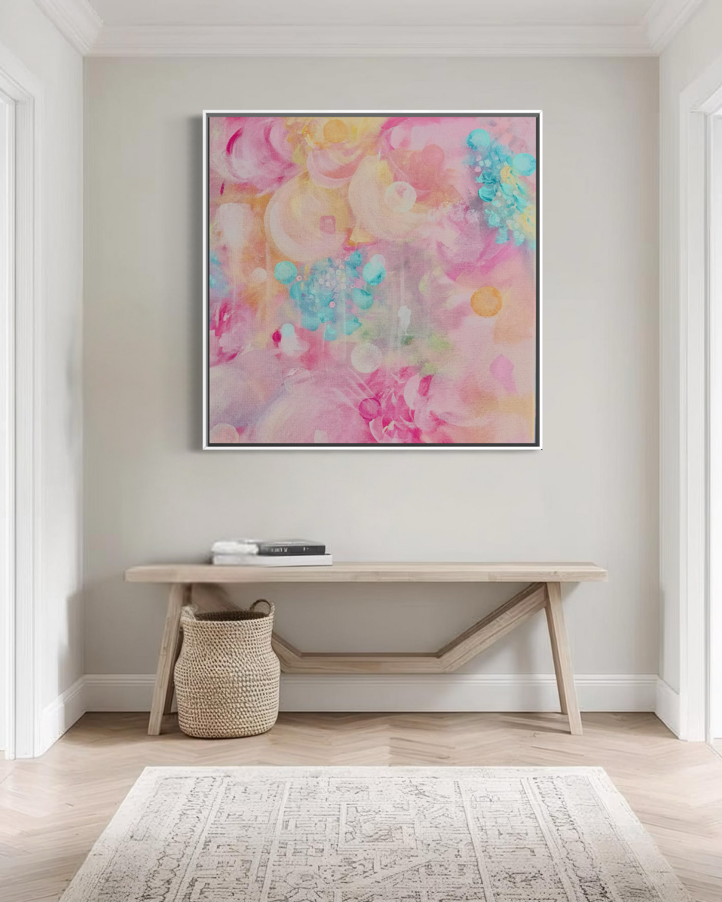 Pink Abstract Art