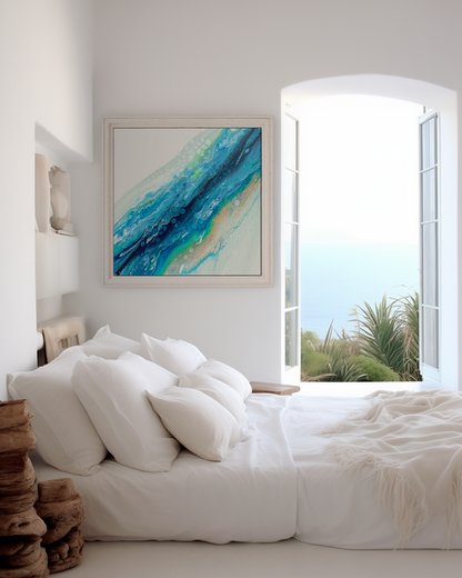 BLUE TIDE - Original Artwork on Canvas