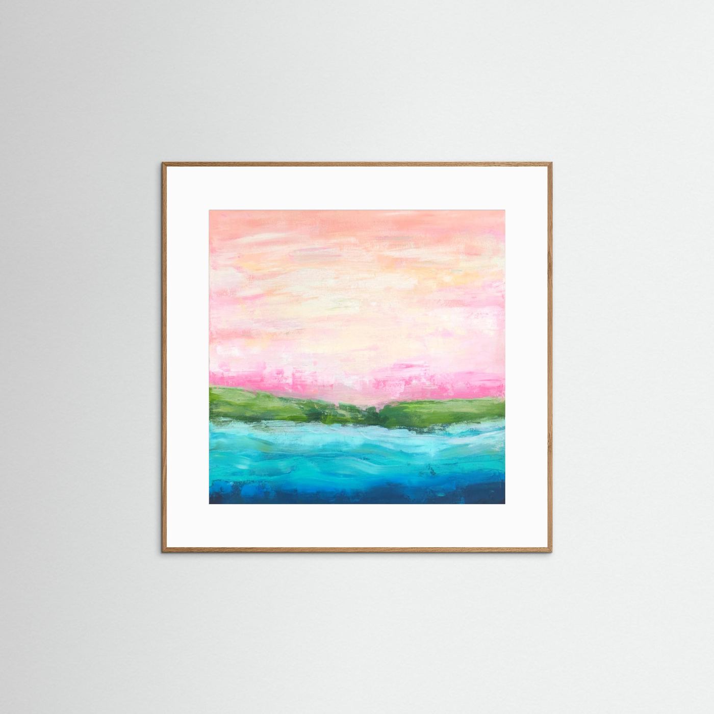 Pink Light - Paper Art Print