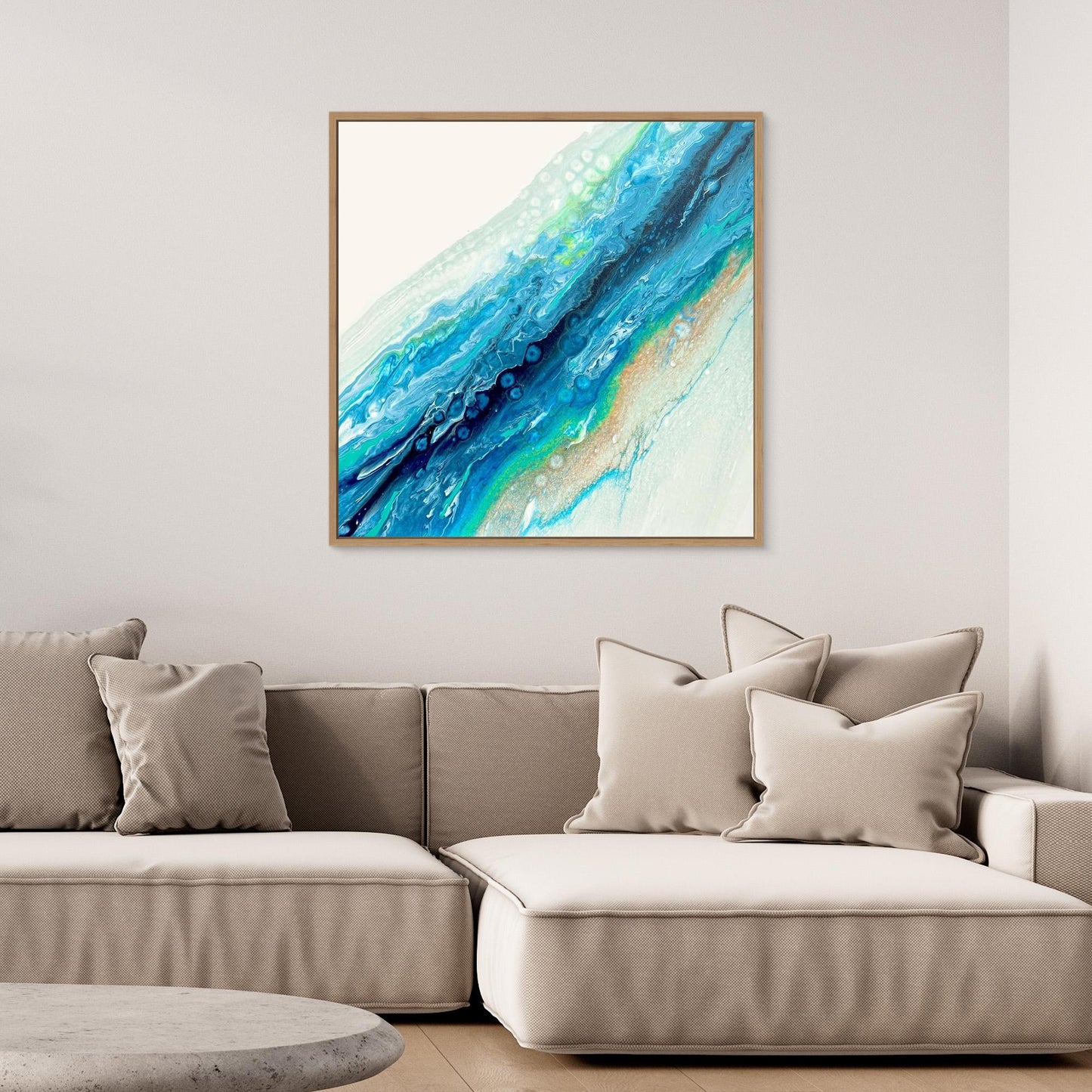 BLUE TIDE - Canvas Print V2