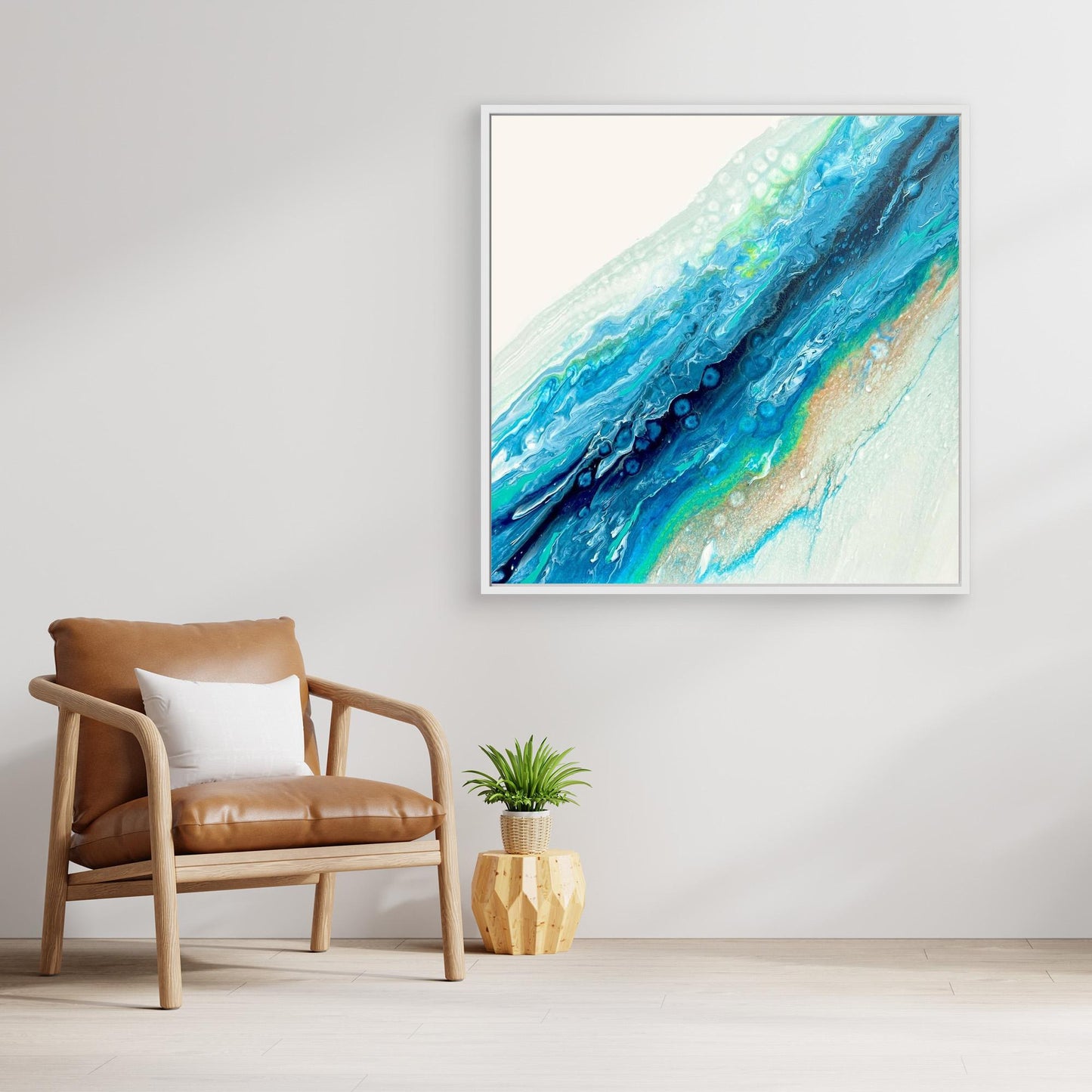 BLUE TIDE - Canvas Print V2
