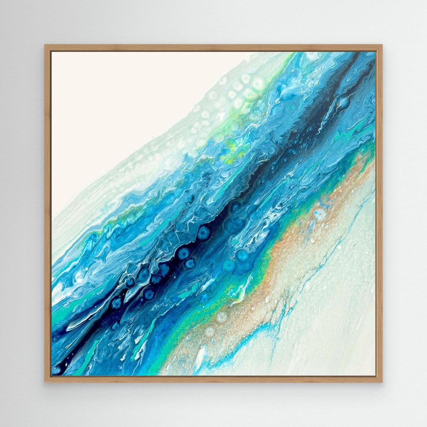 BLUE TIDE - Canvas Print V2