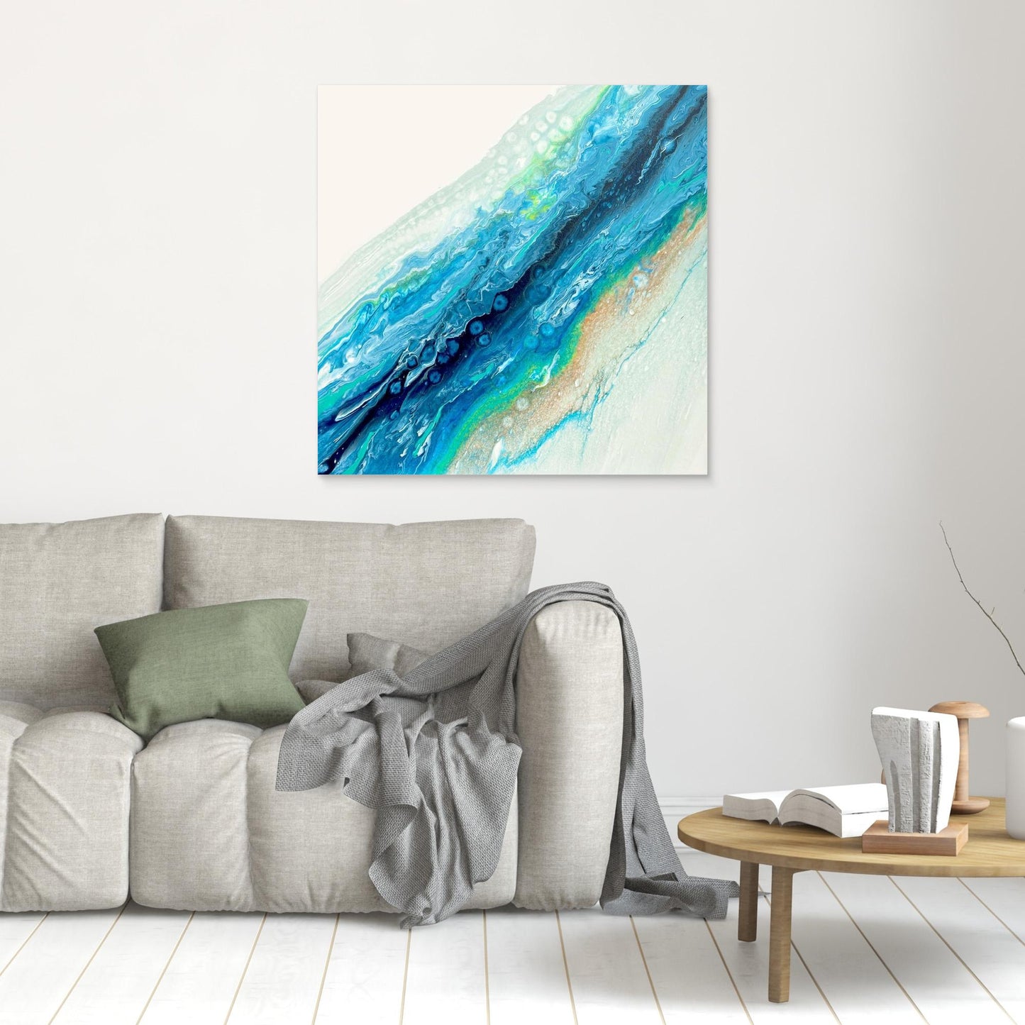 BLUE TIDE - Canvas Print V2
