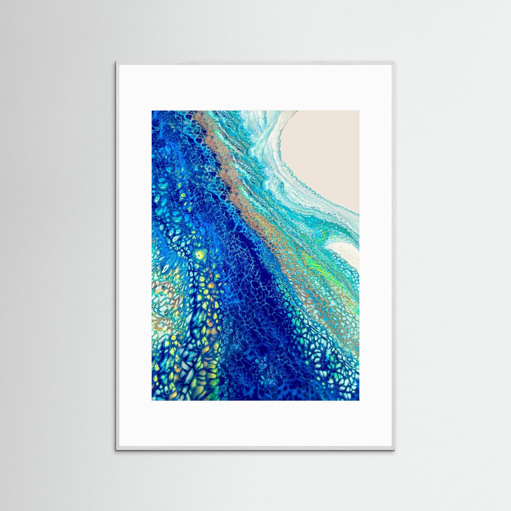 Into the Blue - Paper Art Print