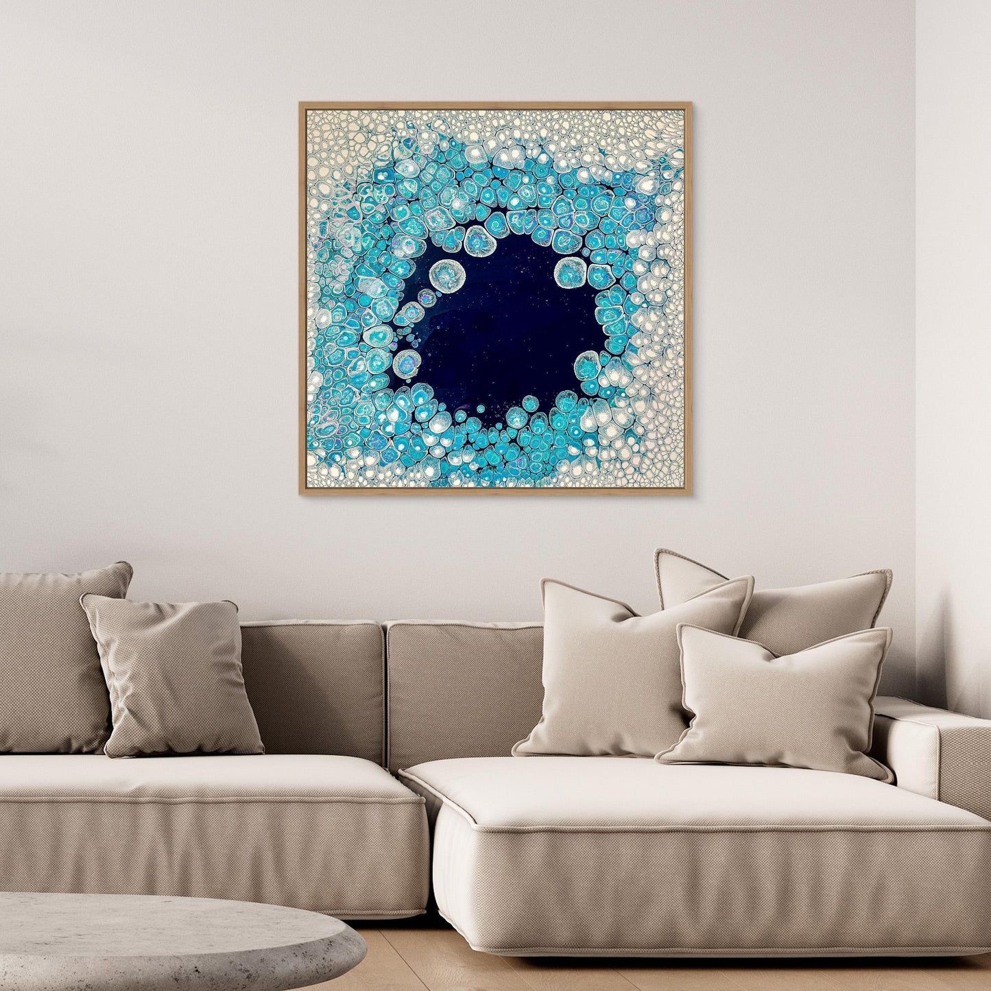 SYMPHONY OF SEA CELLS - Canvas Print