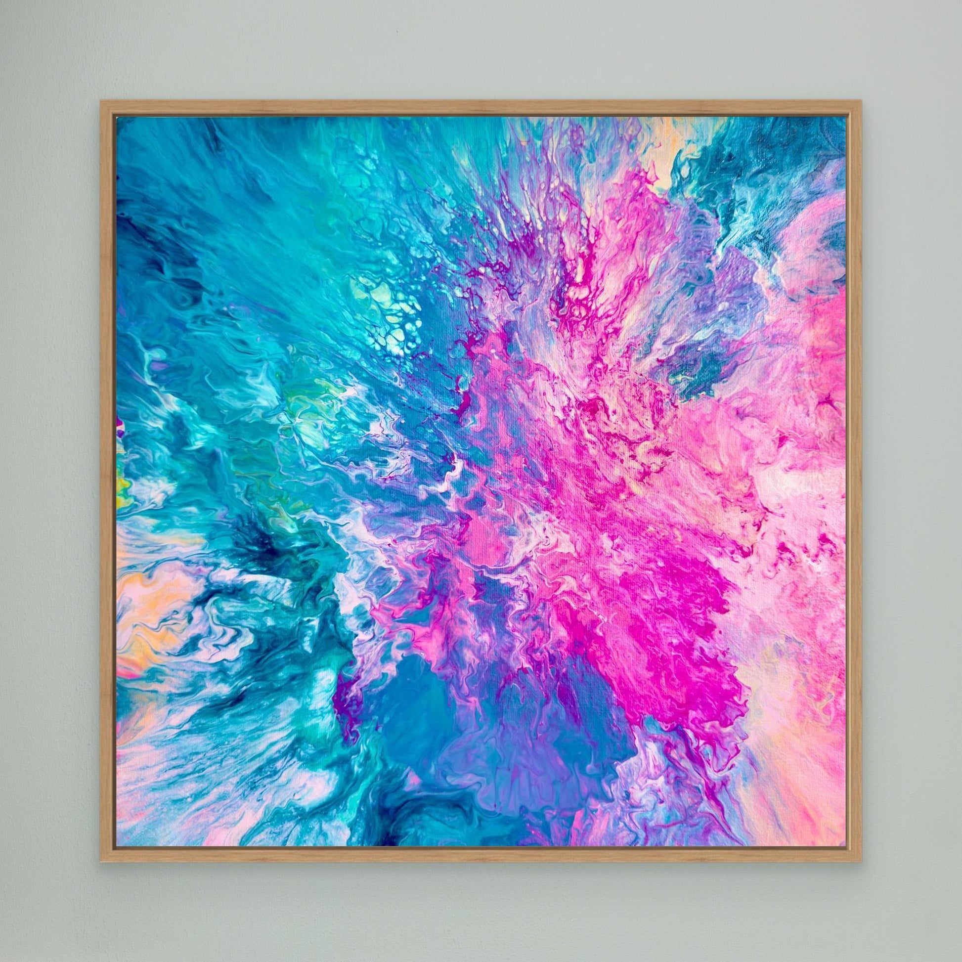 DRIFTED INTO CERULEAN - Canvas Print V2