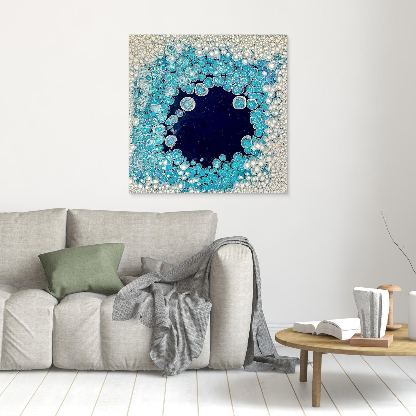SYMPHONY OF SEA CELLS - Canvas Print