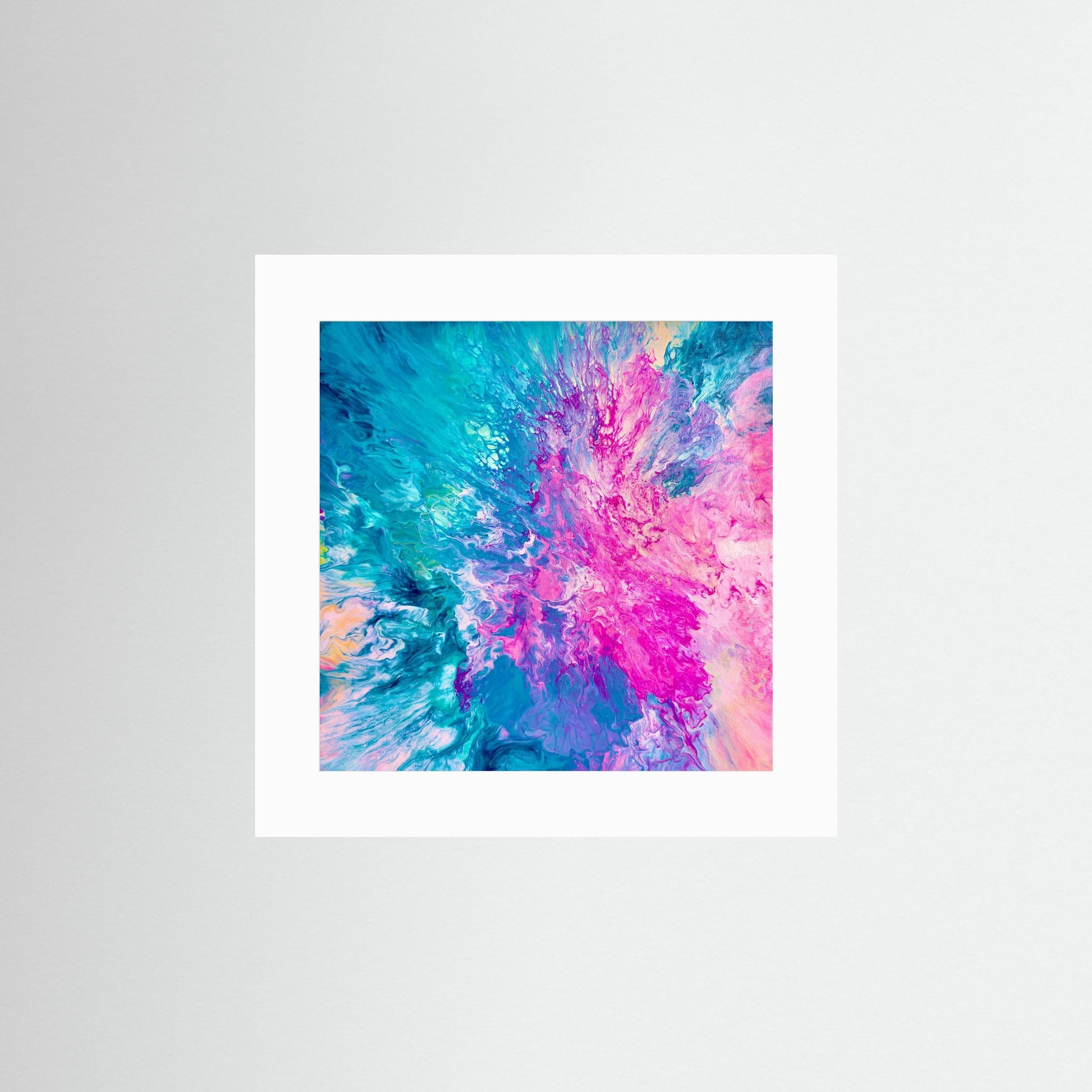 Drifted into Cerulean - Paper Print V2