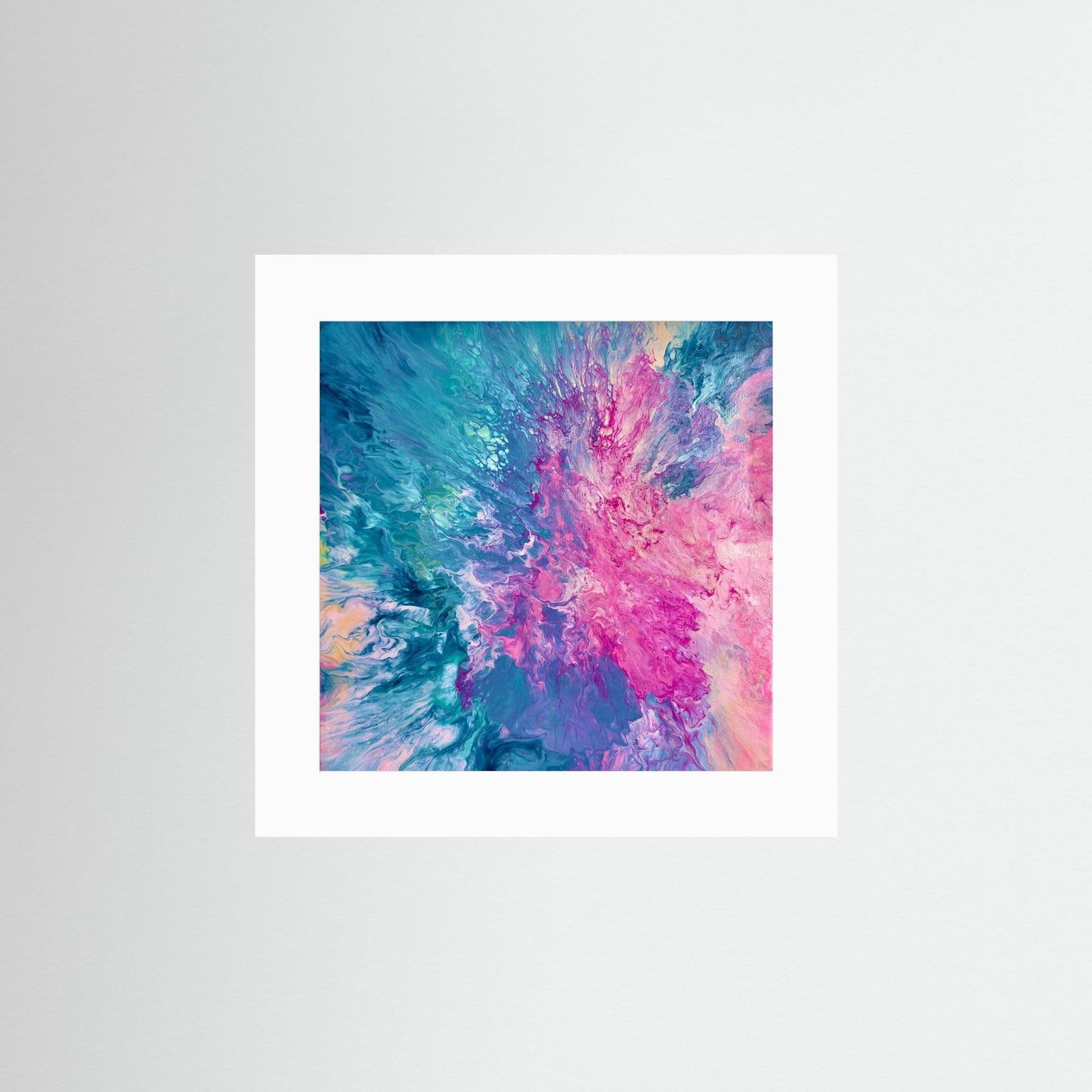 Drifted into Cerulean - Fine Art Paper Print