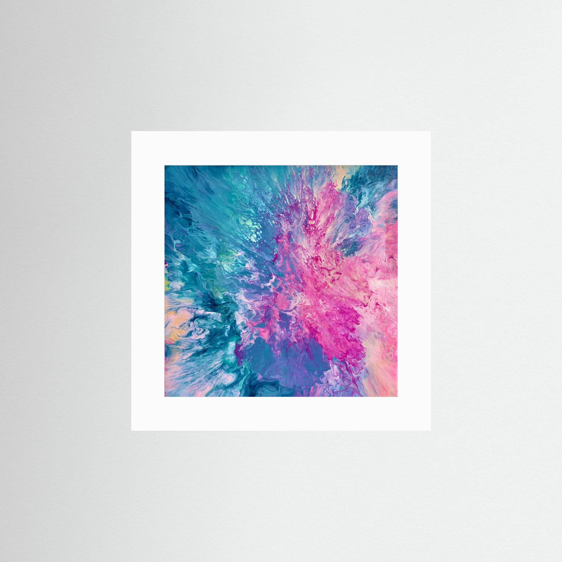 Drifted into Cerulean - Fine Art Paper Print