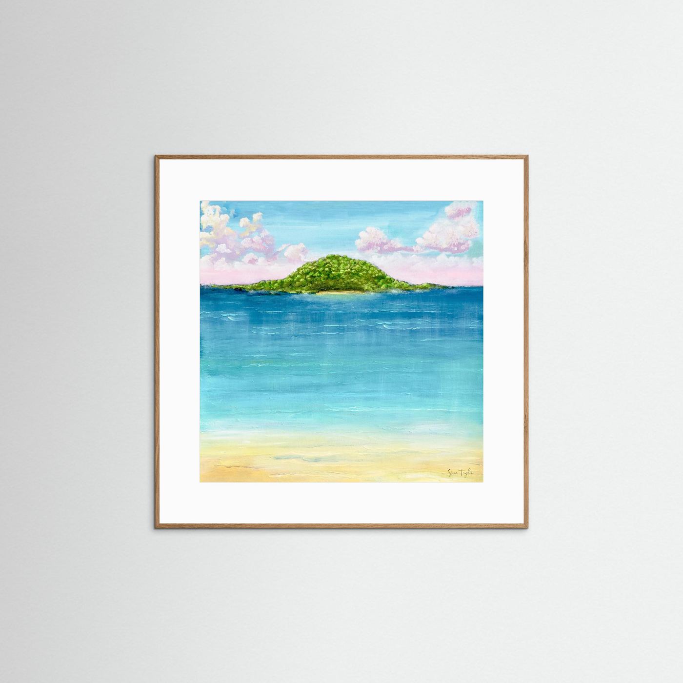 St George's Island - Paper Art Print