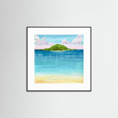 St George's Island - Paper Art Print