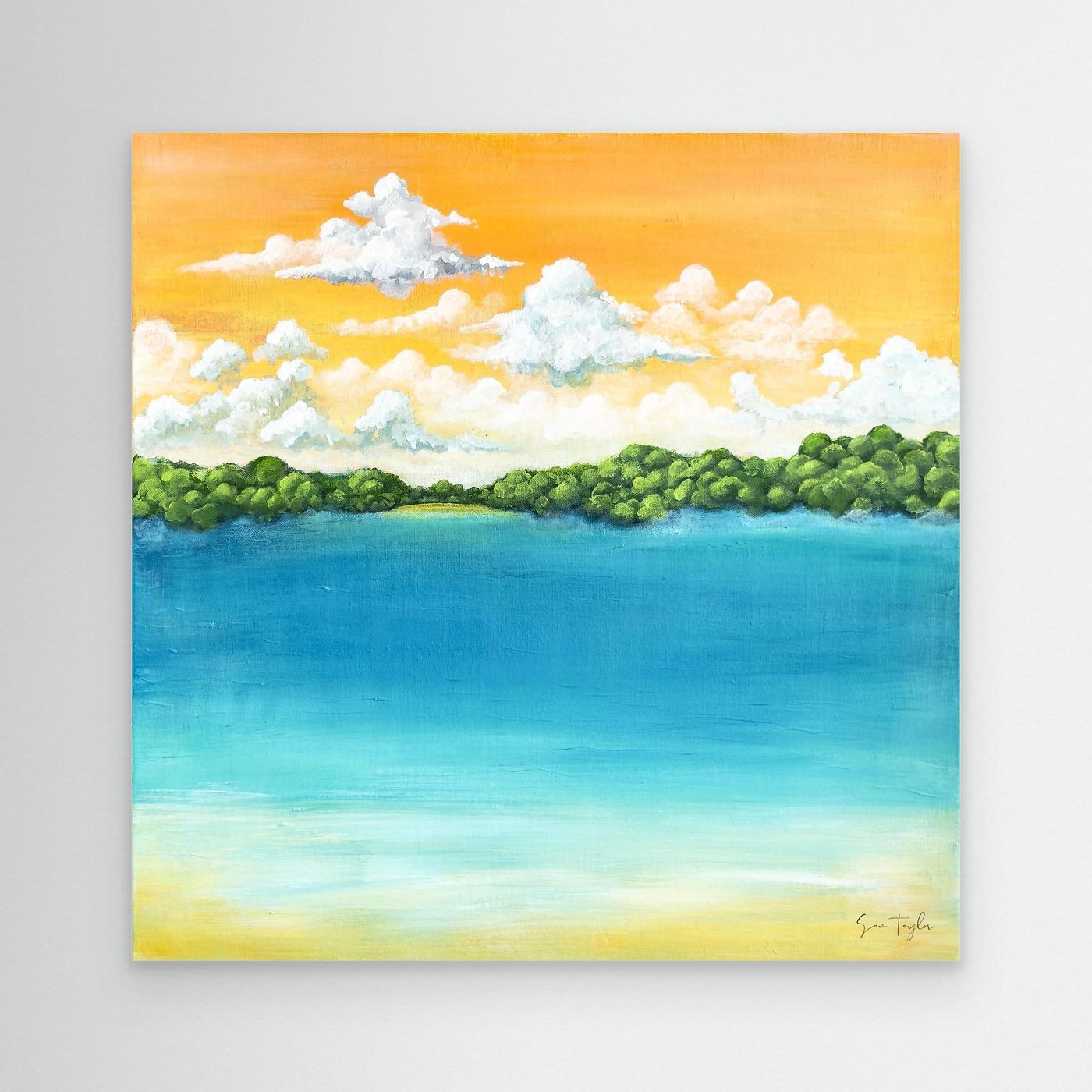 Golden Tide - Canvas Art Print