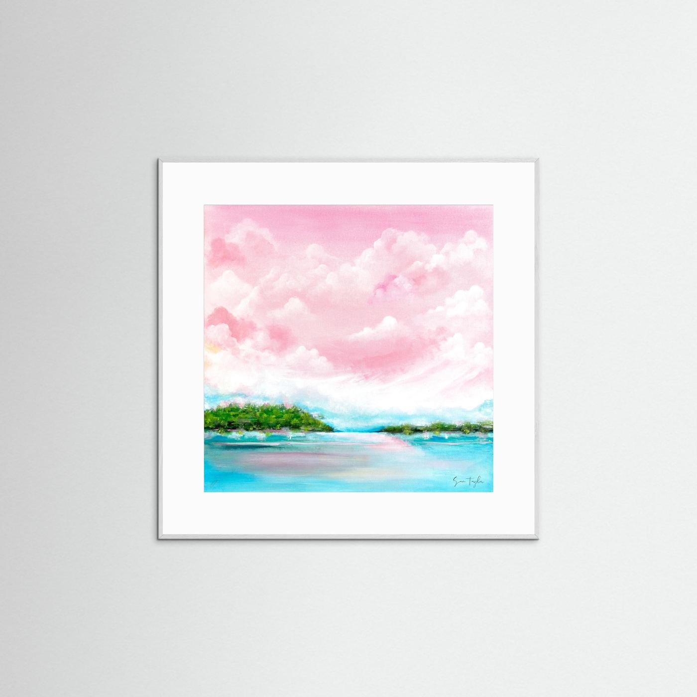 Where The Sky Softens - Paper Art Print