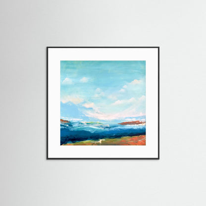 Into The Quiet Light - Paper Art Print