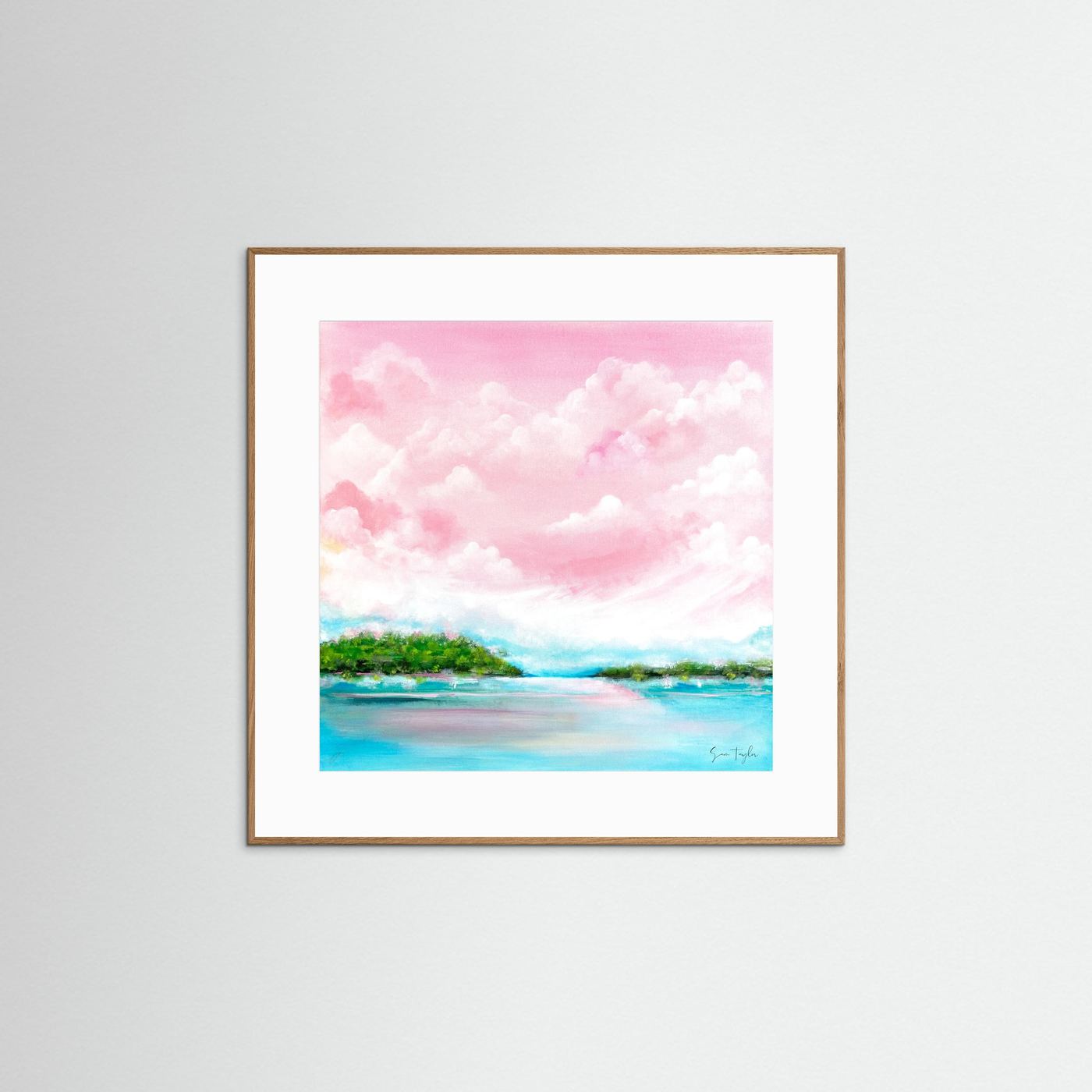 Where The Sky Softens - Paper Art Print