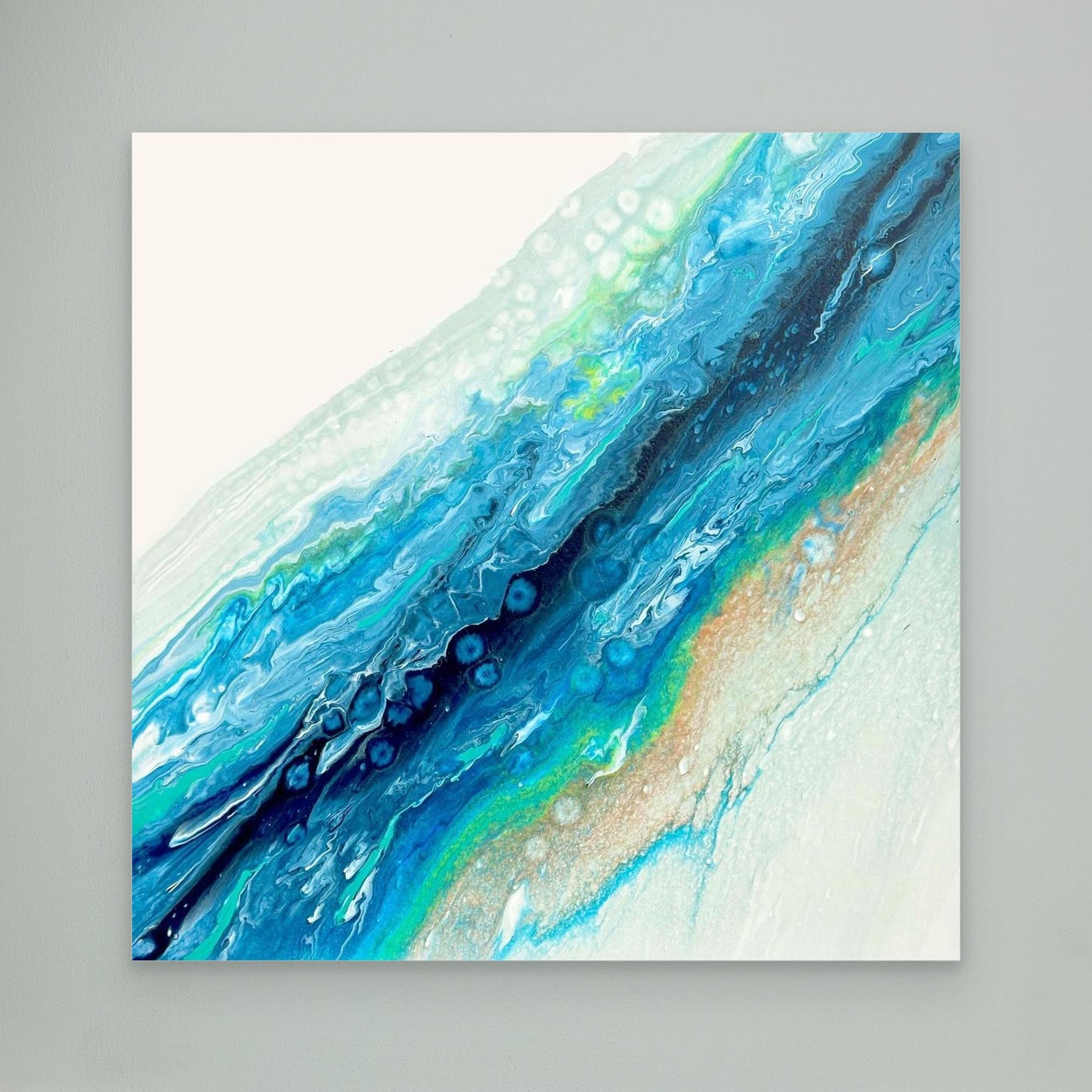 BLUE TIDE - Canvas Print V2