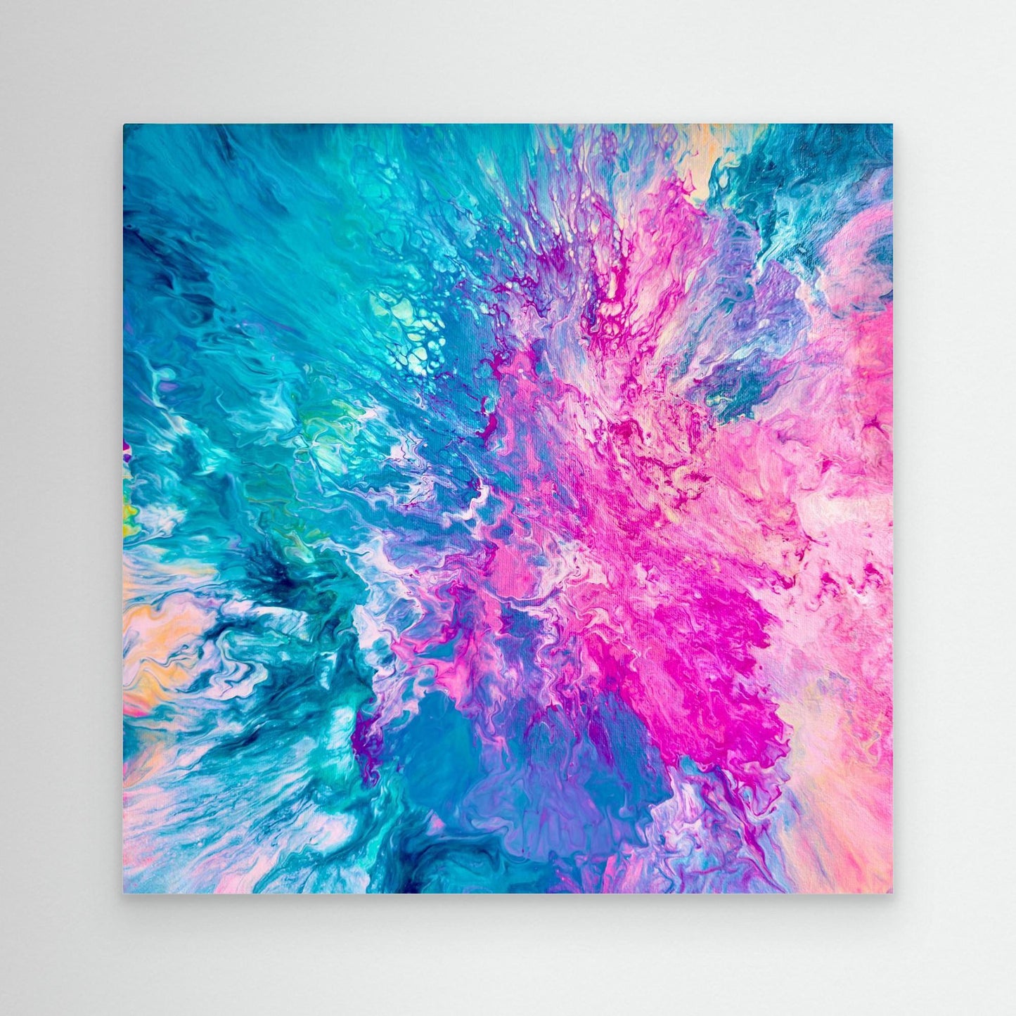 DRIFTED INTO CERULEAN - Canvas Print V2