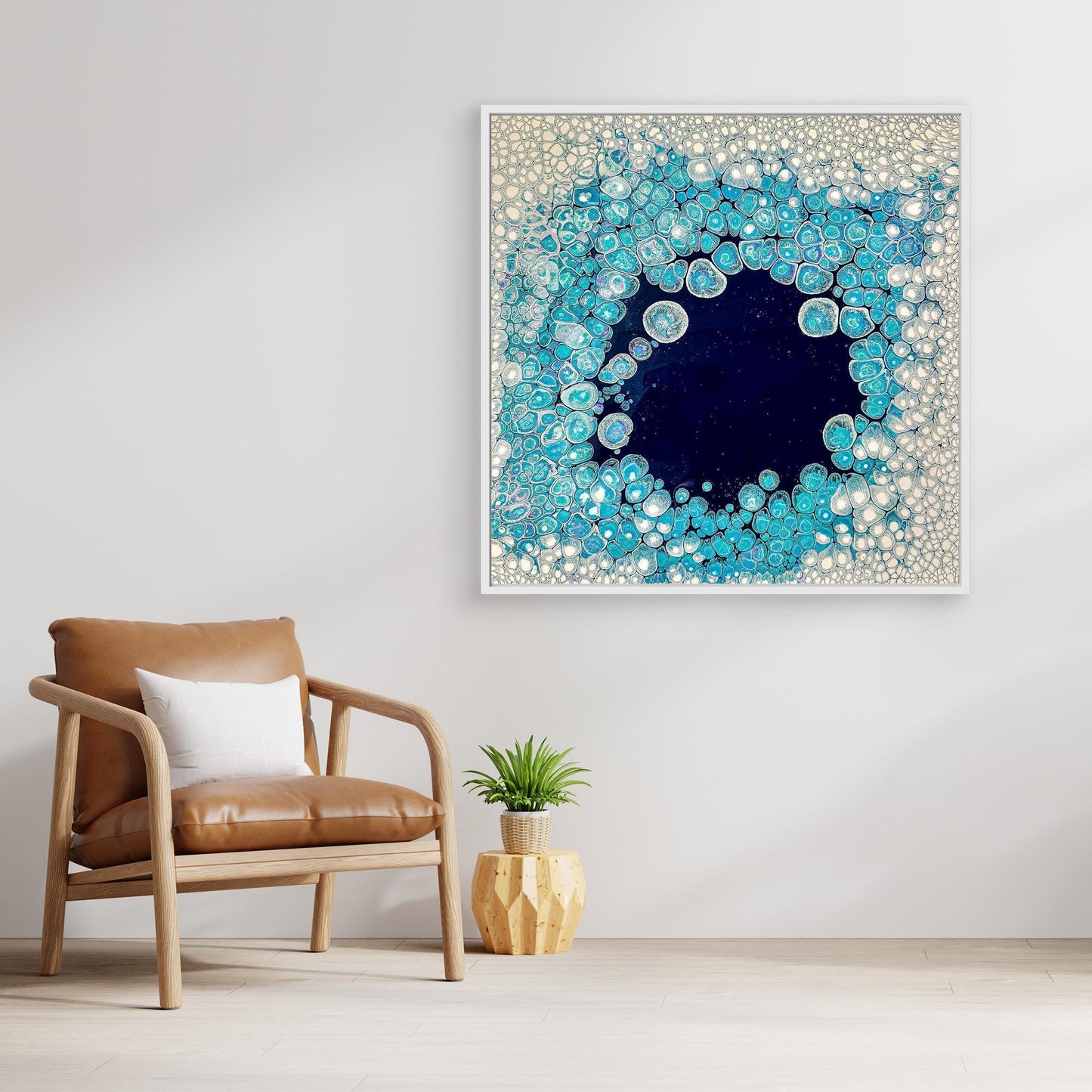 SYMPHONY OF SEA CELLS - Canvas Print